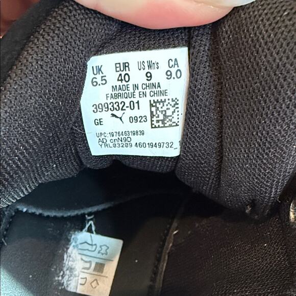 Fenti X Puma Black and White Athletic Shoes with TAN Gum Sole SIZE 9 - Picture 8 of 8